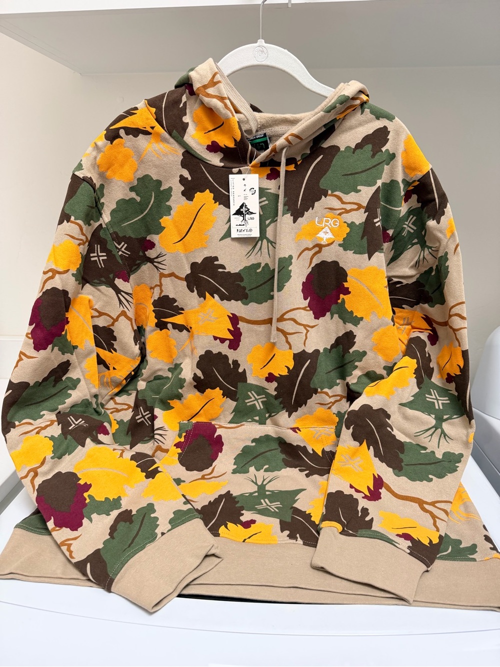 LRG Camouflage Leaf Print Hoodie